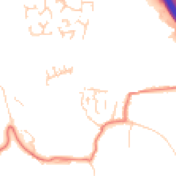 Daytime road noise heatmap for BL9 5PL