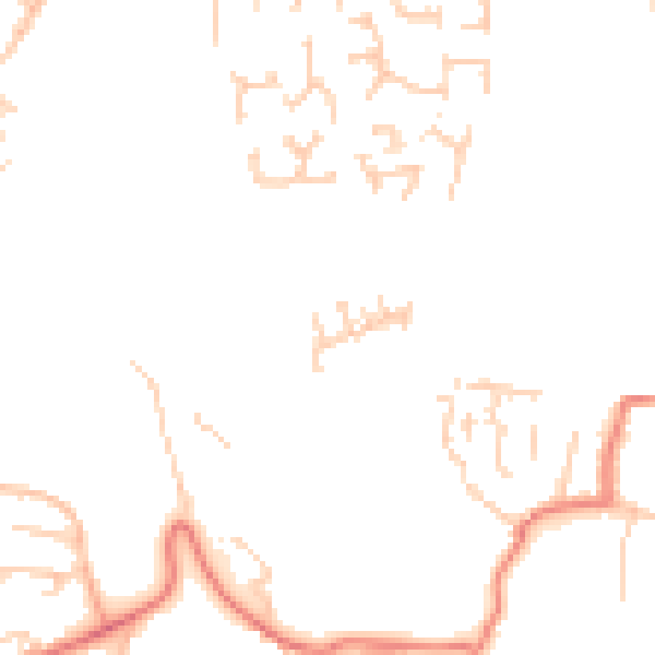 Daytime road noise heatmap for BL9 5PS
