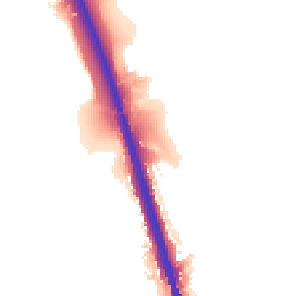 Night-time road noise heatmap for BL9 6JR