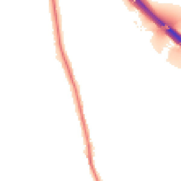 Night-time road noise heatmap for BL9 6RP