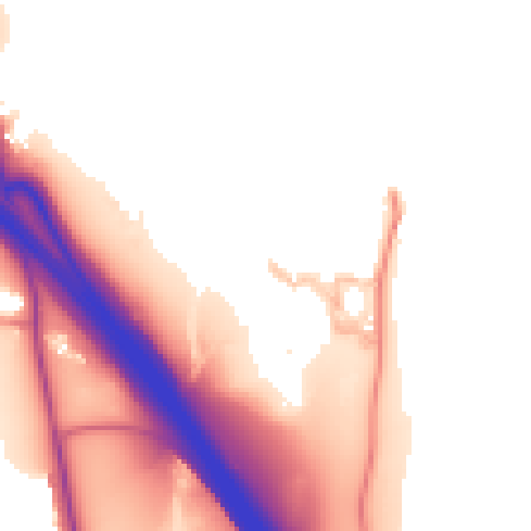 Daytime road noise heatmap for BL9 6SR