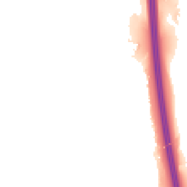 Night-time road noise heatmap for BL9 8AR