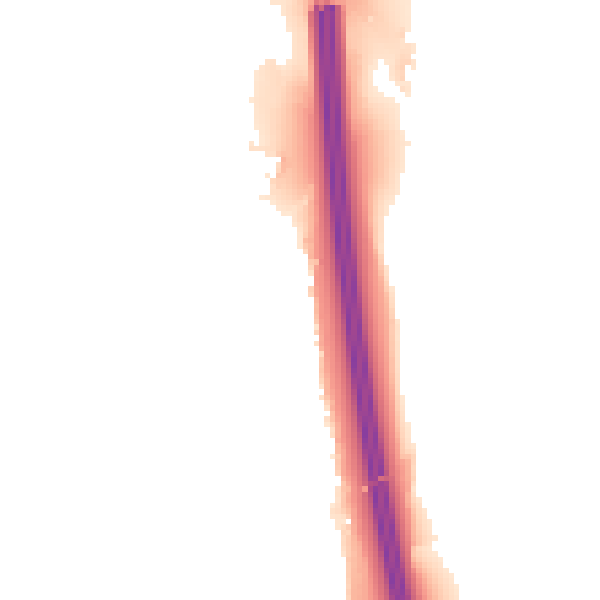 Night-time road noise heatmap for BL9 8LS