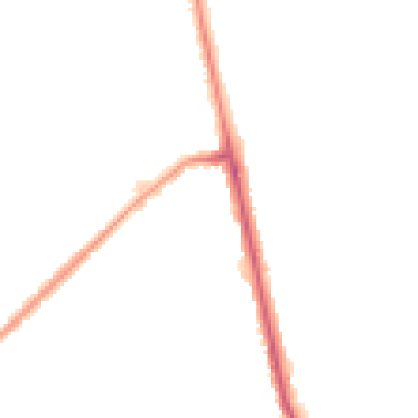 Night-time road noise heatmap for BL9 9PD