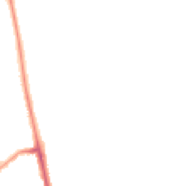 Night-time road noise heatmap for BL9 9RJ