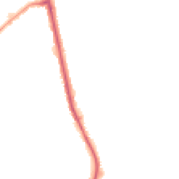 Night-time road noise heatmap for BL9 9SL