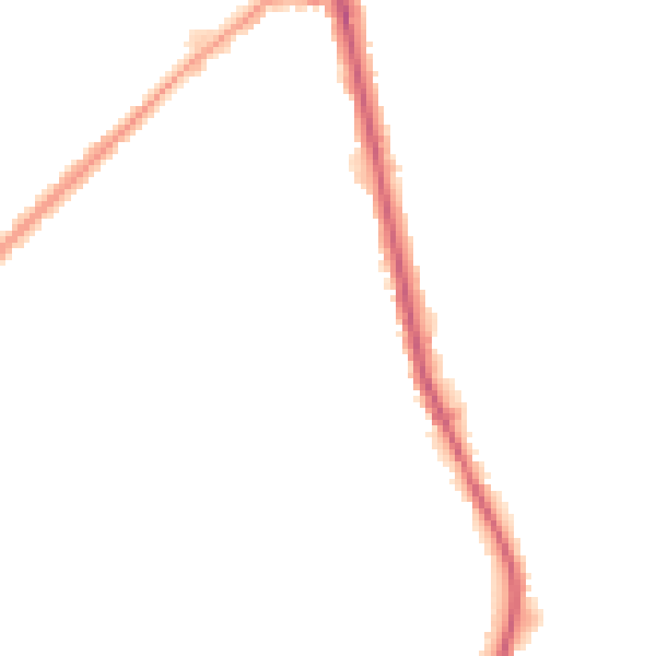 Night-time road noise heatmap for BL9 9SZ