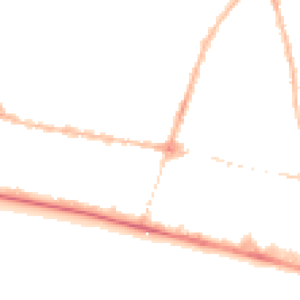 Night-time road noise heatmap for BN1 2AA