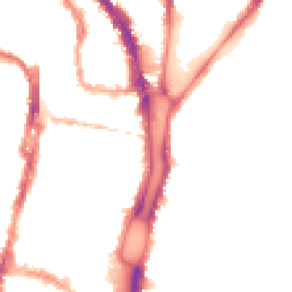 Night-time road noise heatmap for BN1 4GB
