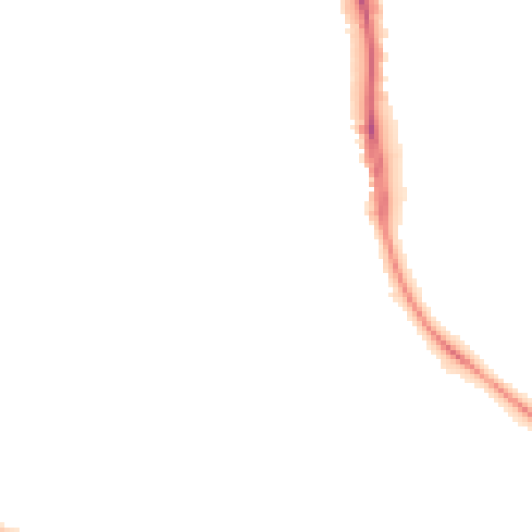 Night-time road noise heatmap for BN1 5AP