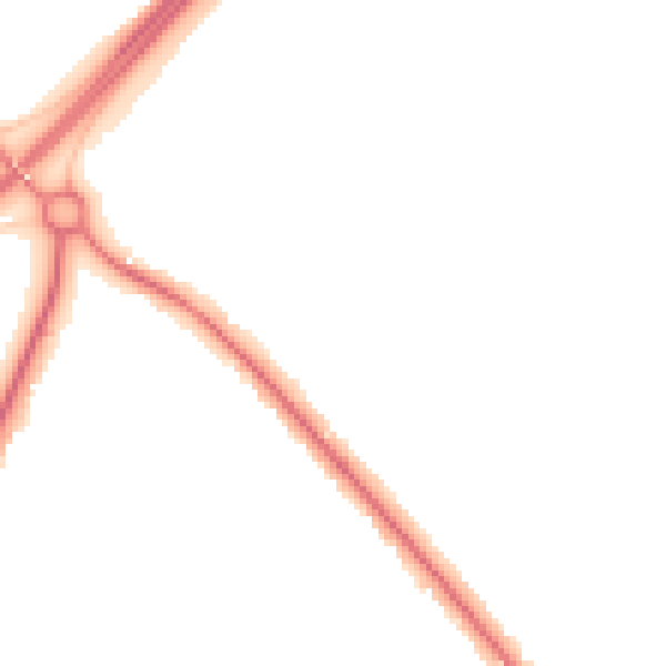 Night-time road noise heatmap for BN1 5FG