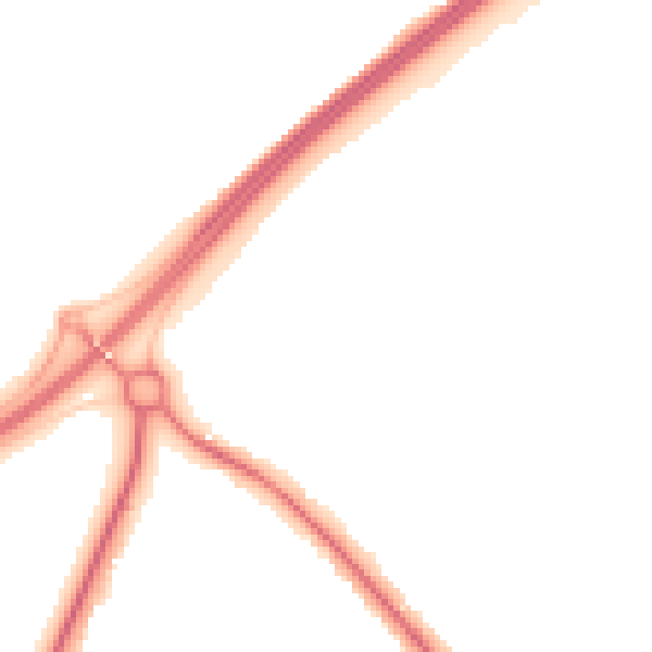 Night-time road noise heatmap for BN1 5LQ