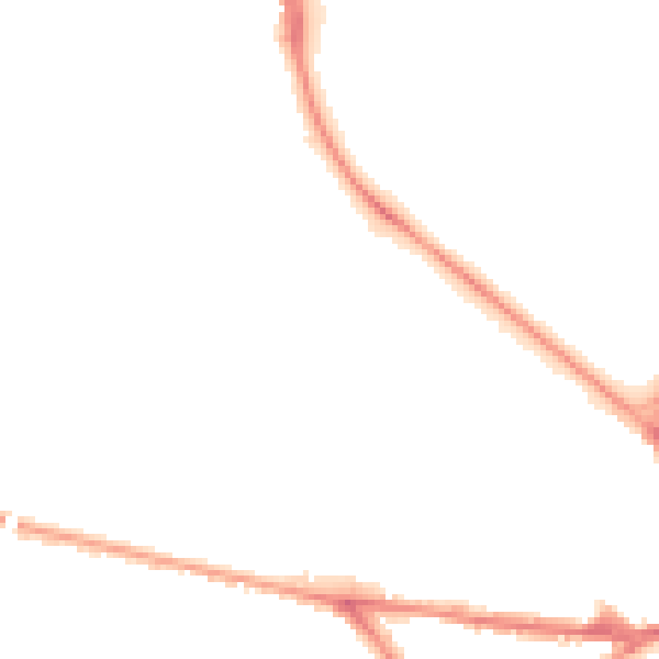 Night-time road noise heatmap for BN1 5PL