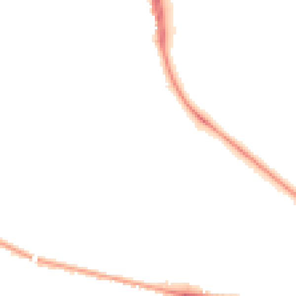 Night-time road noise heatmap for BN1 5PS