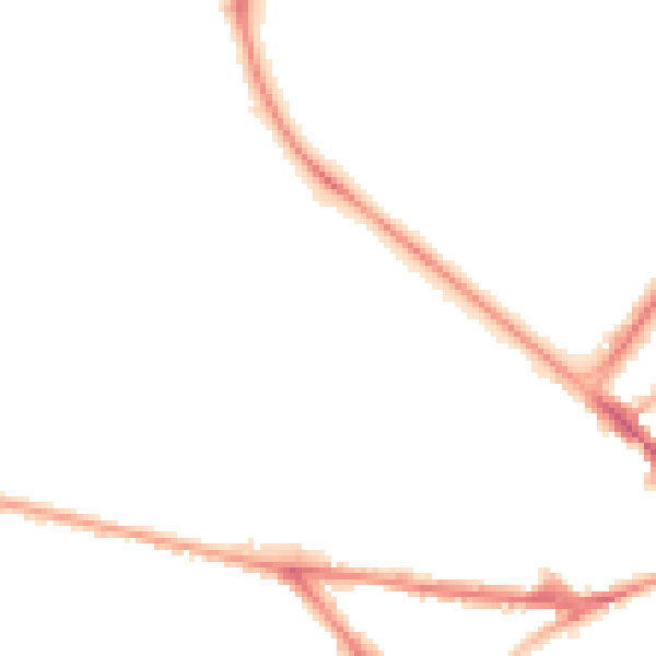 Night-time road noise heatmap for BN1 5PW