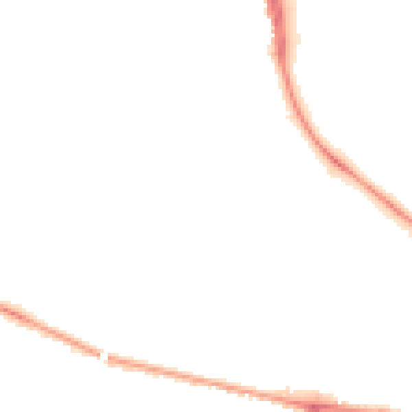 Night-time road noise heatmap for BN1 5PY