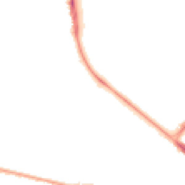 Night-time road noise heatmap for BN1 6AP