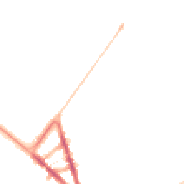 Night-time road noise heatmap for BN1 6EE