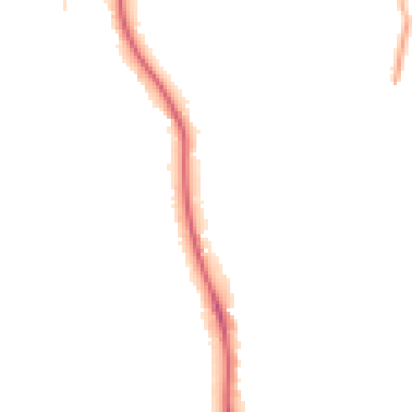 Night-time road noise heatmap for BN1 6RN