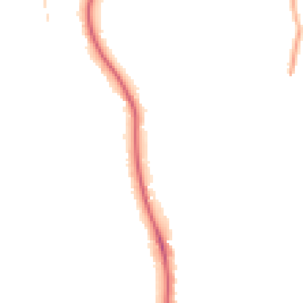 Night-time road noise heatmap for BN1 6RX