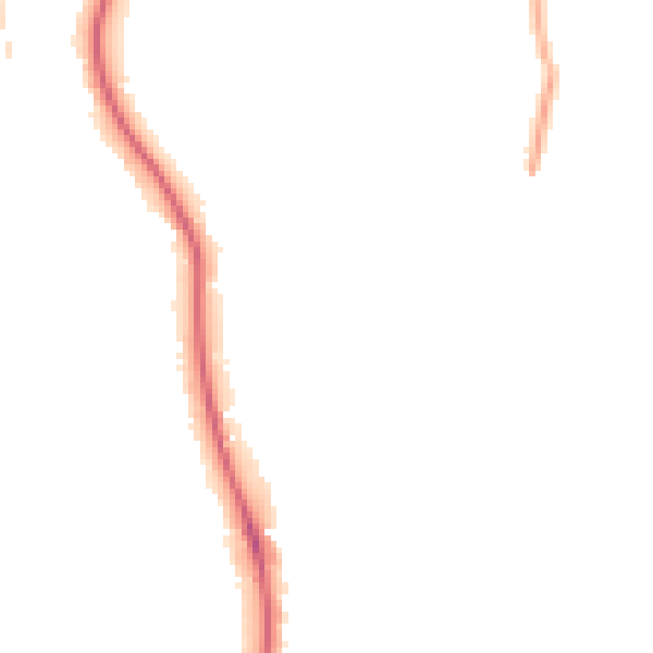 Night-time road noise heatmap for BN1 6RZ