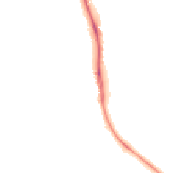 Night-time road noise heatmap for BN1 6SP