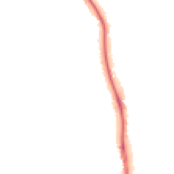 Night-time road noise heatmap for BN1 6TA