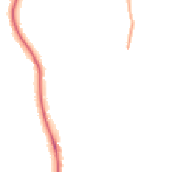 Night-time road noise heatmap for BN1 6TE