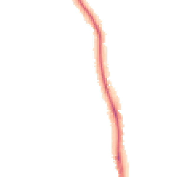 Night-time road noise heatmap for BN1 6UG