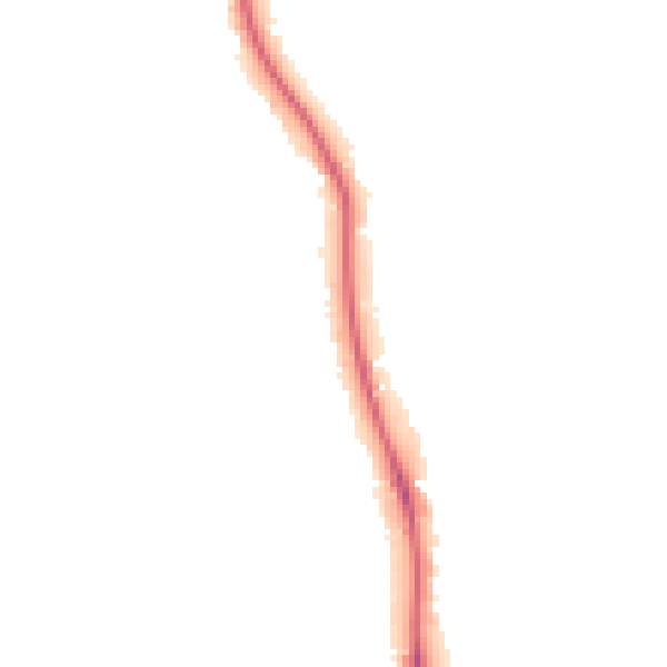 Night-time road noise heatmap for BN1 6UJ