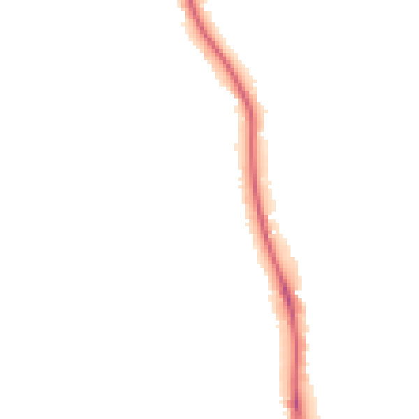 Night-time road noise heatmap for BN1 6UR