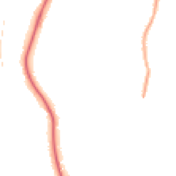 Night-time road noise heatmap for BN1 6WG