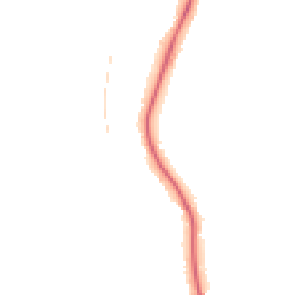 Night-time road noise heatmap for BN1 6YL
