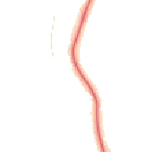 Night-time road noise heatmap for BN1 6YP
