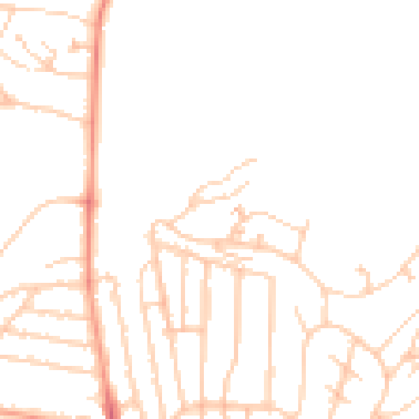 Daytime road noise heatmap for BN1 7HX