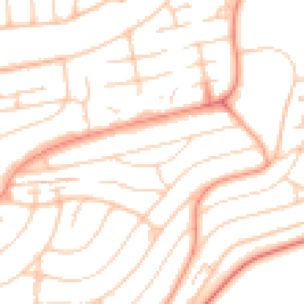 Daytime road noise heatmap for BN1 8DR