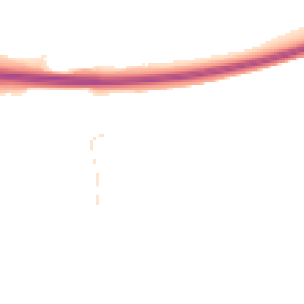 Night-time road noise heatmap for BN1 8UJ