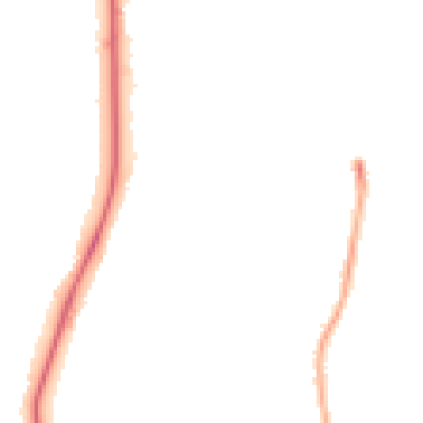 Night-time road noise heatmap for BN1 8WF