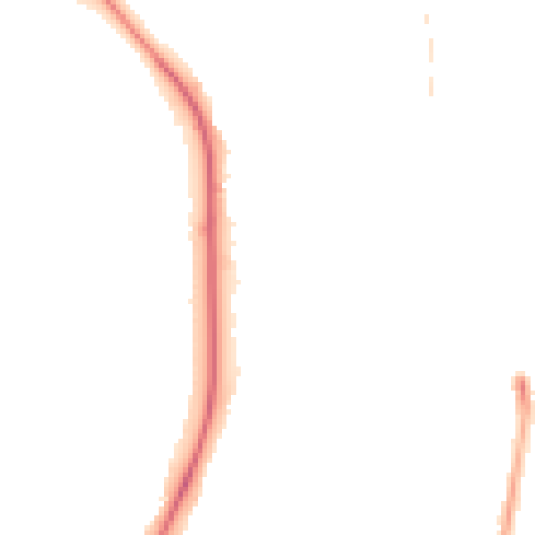 Night-time road noise heatmap for BN1 8XQ