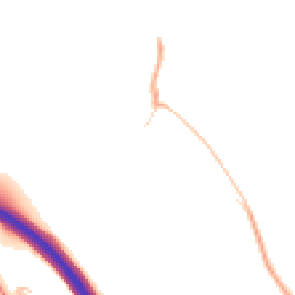 Daytime road noise heatmap for BN1 9BN