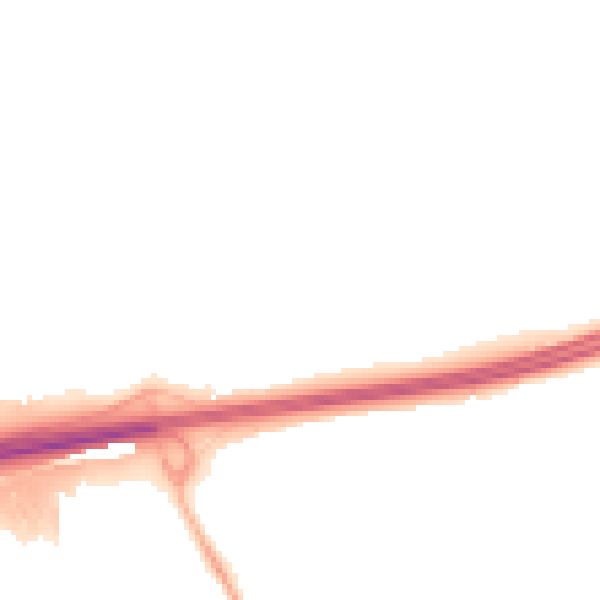 Night-time road noise heatmap for BN1 9PP