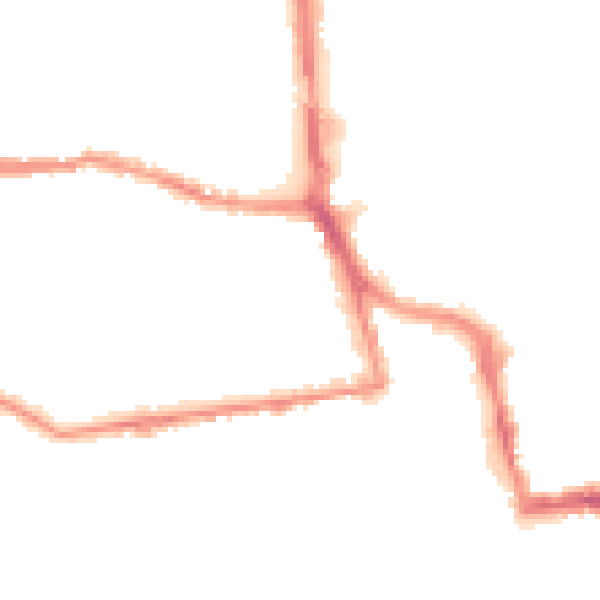 Night-time road noise heatmap for BN11 1HN