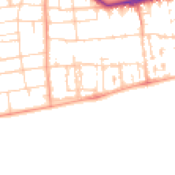 Daytime road noise heatmap for BN11 3NG