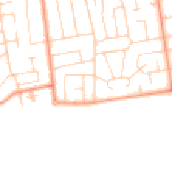 Daytime road noise heatmap for BN11 5EN