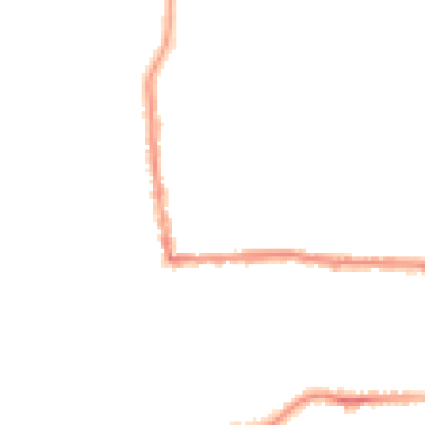Night-time road noise heatmap for BN14 7LL