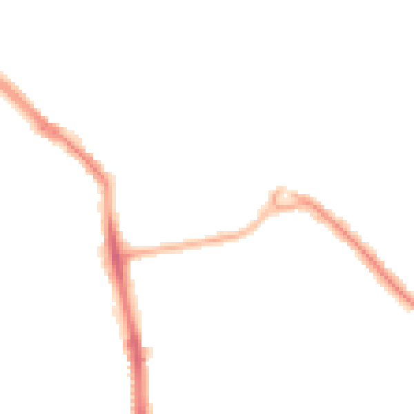 Night-time road noise heatmap for BN14 9AH