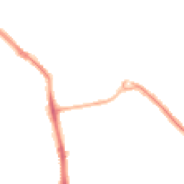 Night-time road noise heatmap for BN14 9HP