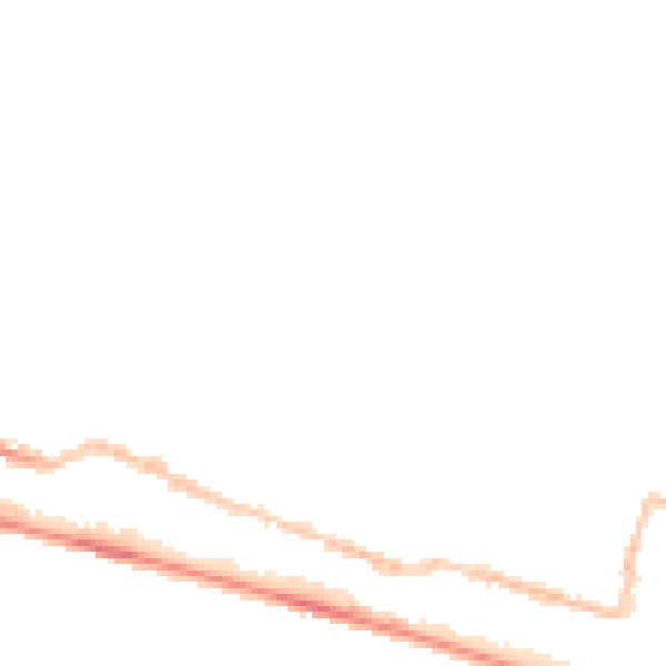 Night-time road noise heatmap for BN2 0AB