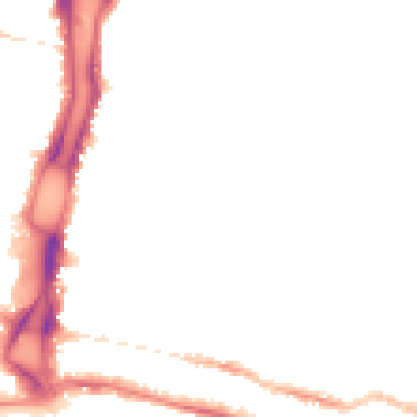 Night-time road noise heatmap for BN2 0GS