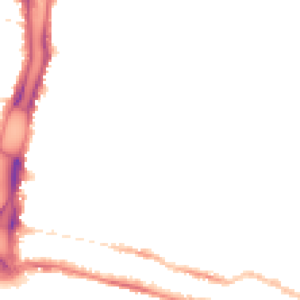 Night-time road noise heatmap for BN2 0GU